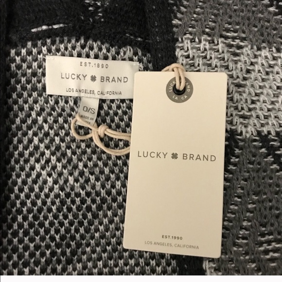 NWT Lucky Brand Poncho - Picture 4 of 7